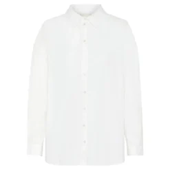 My Essential Wardrobe Sunna Boxy Shirt Bright White