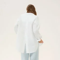 My Essential Wardrobe Sunna Boxy Shirt Bright White
