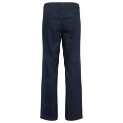 My Essential Wardrobe The Lara Pants Dark Blue Un-Wash