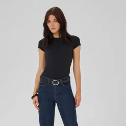 My Essential Wardrobe The Modal Tee Black