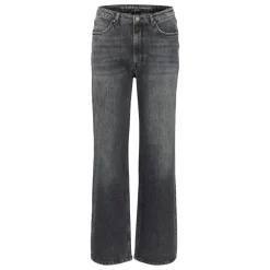 My Essential Wardrobe The Louis High Wide Jeans Dark Grey Retro Wash