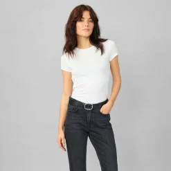 My Essential Wardrobe The Modal Tee Bright White