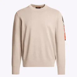 Parajumpers Basic Braw Crew Neck Sweater Mastic