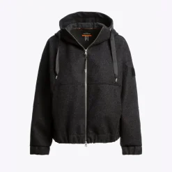 Parajumpers Ilean Flannel Sweatshirt Black Melange