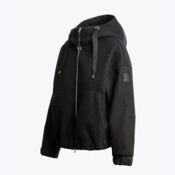 Parajumpers Ilean Flannel Sweatshirt Black Melange