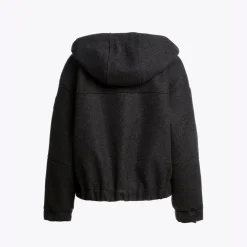 Parajumpers Ilean Flannel Sweatshirt Black Melange