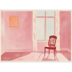 Poster & Frame Pink Room 50x70 cm