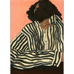 Poster & Frame Serene Stripes 50x70 cm