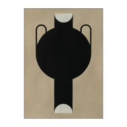 Poster & Frame Silhouette Of A Vase 07 A4