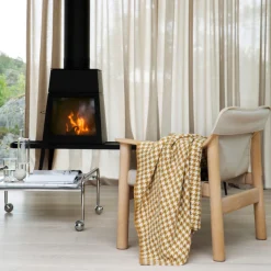 Røros Tweed MIMI Throw Tobacco