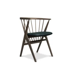 Sibast Furniture No 8 Chair Mørkolieret Eg Sort Saga Læder
