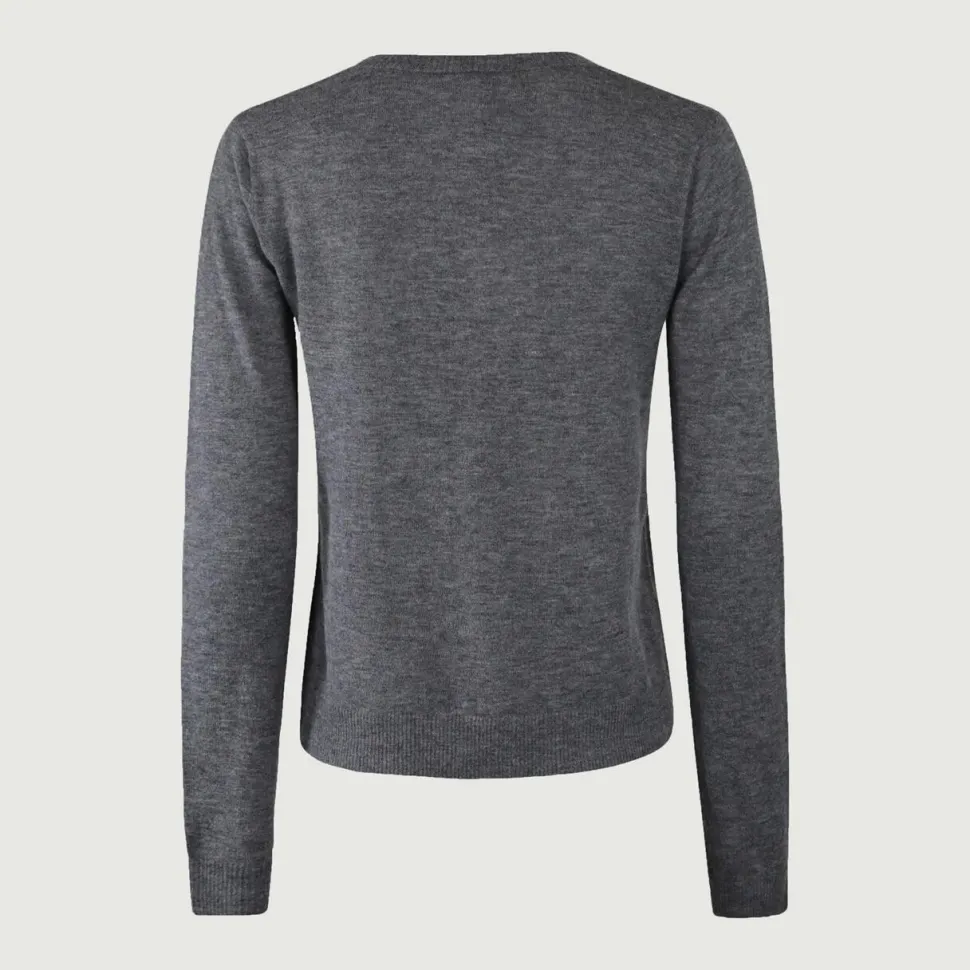 Six Ámes Ulla Cardigan Steel Gray