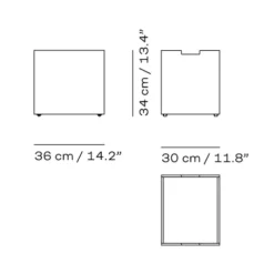 Skagerak Cutter Kasse Stor Sort