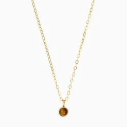 Soï Aya Krystal Halskæde Tiger Eye