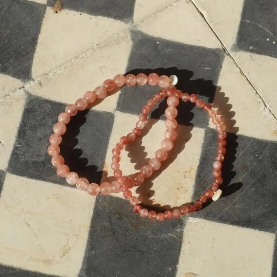 Soï Krystal Armbånd Sunstone Large