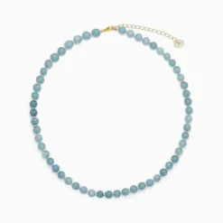Soï Krystal Halskæde Aquamarin Jade