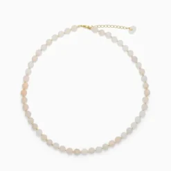 Soï Krystal Halskæde Rosa Jade