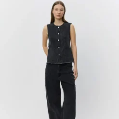 Sofie Schnoor CarlaSW Vest Washed Black