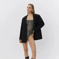 Sofie Schnoor Gia Swimsuit Light Brown Leopard