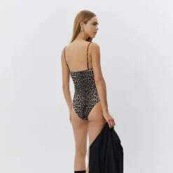 Sofie Schnoor Gia Swimsuit Light Brown Leopard