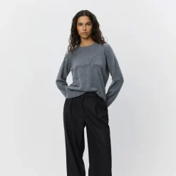 Sofie Schnoor MinnikSW Sweater Grey Melange