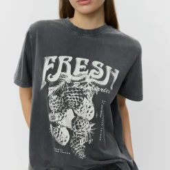 Sofie Schnoor ZenaSW T-shirt Stone Washed Black