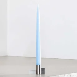 Stences Icon Candlestick 01 Brushed Chrome