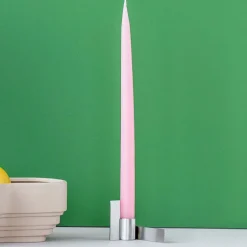 Stences Icon Candlestick 02 Brushed Chrome