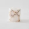 Tell Me More Alabaster Candle Holder Small