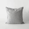 Tell Me More Linen Cushion Grey/White 50x50 cm