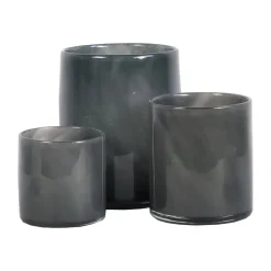 Tell Me More Lyric Candleholder Medium Dark Grey