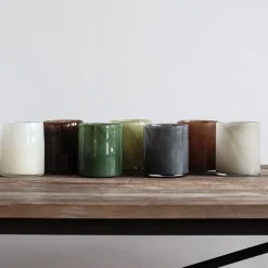 Tell Me More Lyric Candleholder Medium Dark Grey