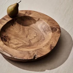 Tell Me More Teak Bowl Large