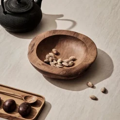Tell Me More Teak Bowl Large