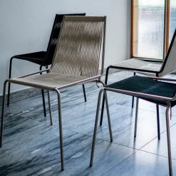 Thorup Copenhagen Noel Stol 202 Rustfrit Stål/Natur