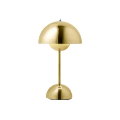 &Tradition Flowerpot Portable Table Lamp VP9 Brass-Plated