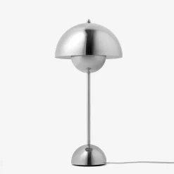 &Tradition Flowerpot Table Lamp VP3 Chrome Plated