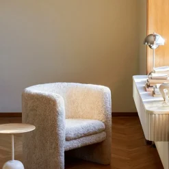 &Tradition Flowerpot Table Lamp VP3 Chrome Plated