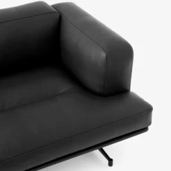 &Tradition Inland AV22 Sofa Sort Læder