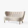 &Tradition Lille Petra VB2 Sofa Moonlight Sheepskin Oak Legs