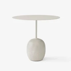 &Tradition LN9 Lato Bord Ivory White Ø50 cm