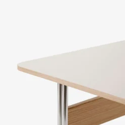 &Tradition Pavilion AV16 Mushroom Linoleum Oak Chrome Base