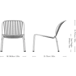 &Tradition Thorvald SC100 Loungestol Ivory