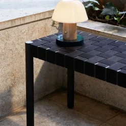 &Tradition TK4 Betty Bench Black Oak Black Webbing