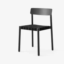 &Tradition TK1 Betty Chair Black Oak Black Webbing