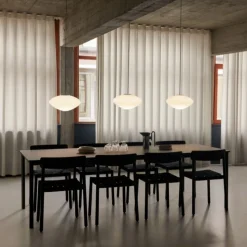 &Tradition TK1 Betty Chair Black Oak Black Webbing