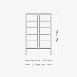 &Tradition Trace SC88 Double Cabinet Oak