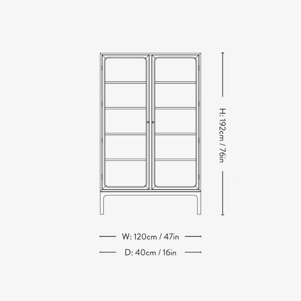 &Tradition Trace SC88 Double Cabinet Oak