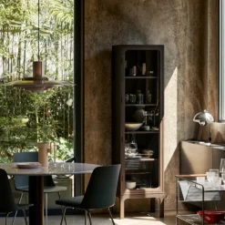 &Tradition Trace SC87 Single Cabinet Dark Stained Oak