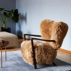 &Tradition Wulff ATD2 & ATD3 Honey Sheepskin Oiled Walnut